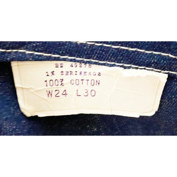 Rare Vintage NWT Dillo Women's Carpenter Blue Denim Jean Bib Overalls 90s Y2K 24 - Picture 16 of 16